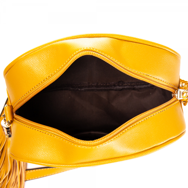 Luana sárga műbőr női táska, 7 - Kalapod.hu